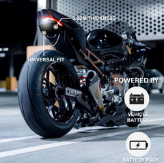 Official Blackout™ License Plate Cover for Motorcycles