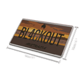 Blackout License Plate Cover - Australia Motorcycle - Replacement Glass