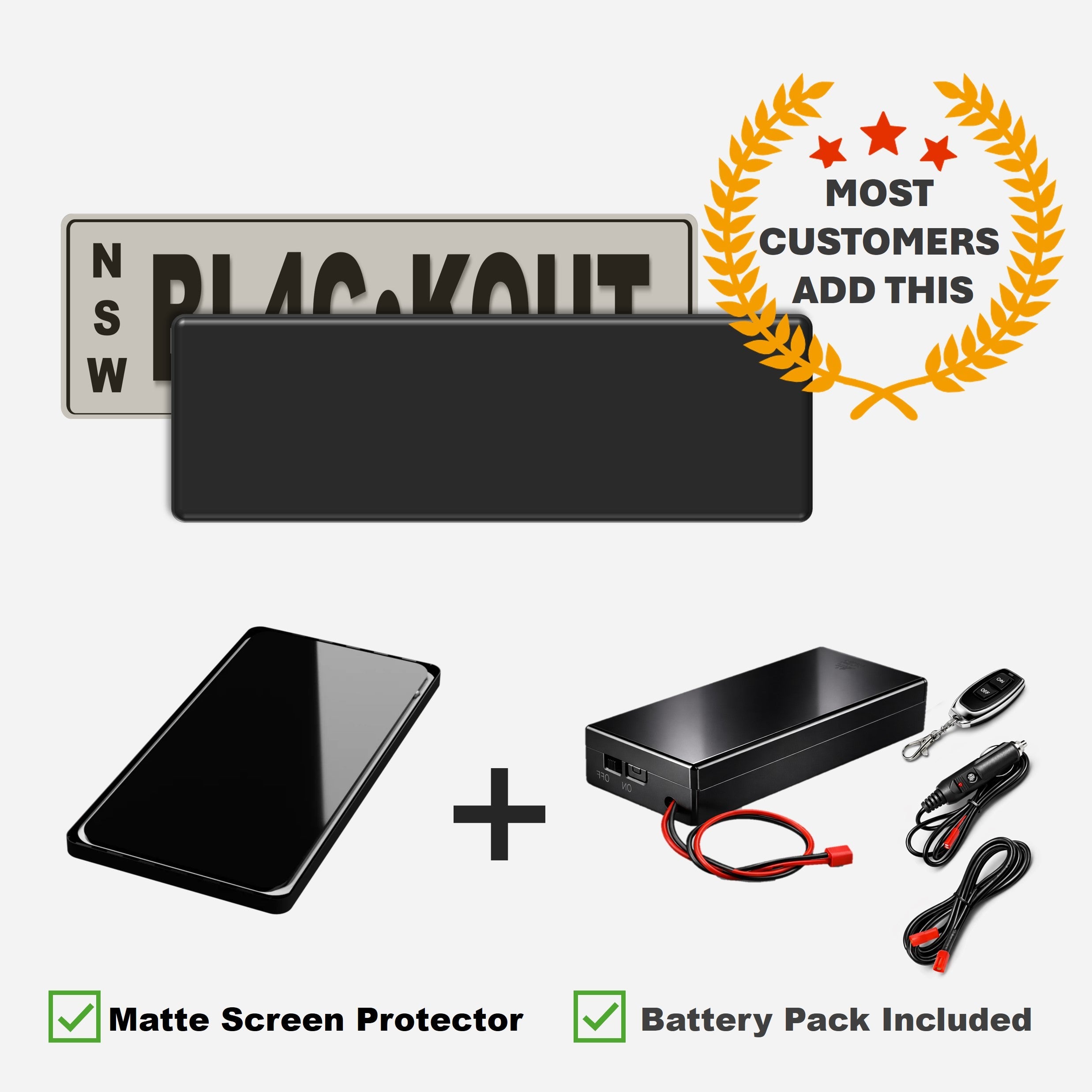 Blackout Plate Essential Bundle - Slimline Plates