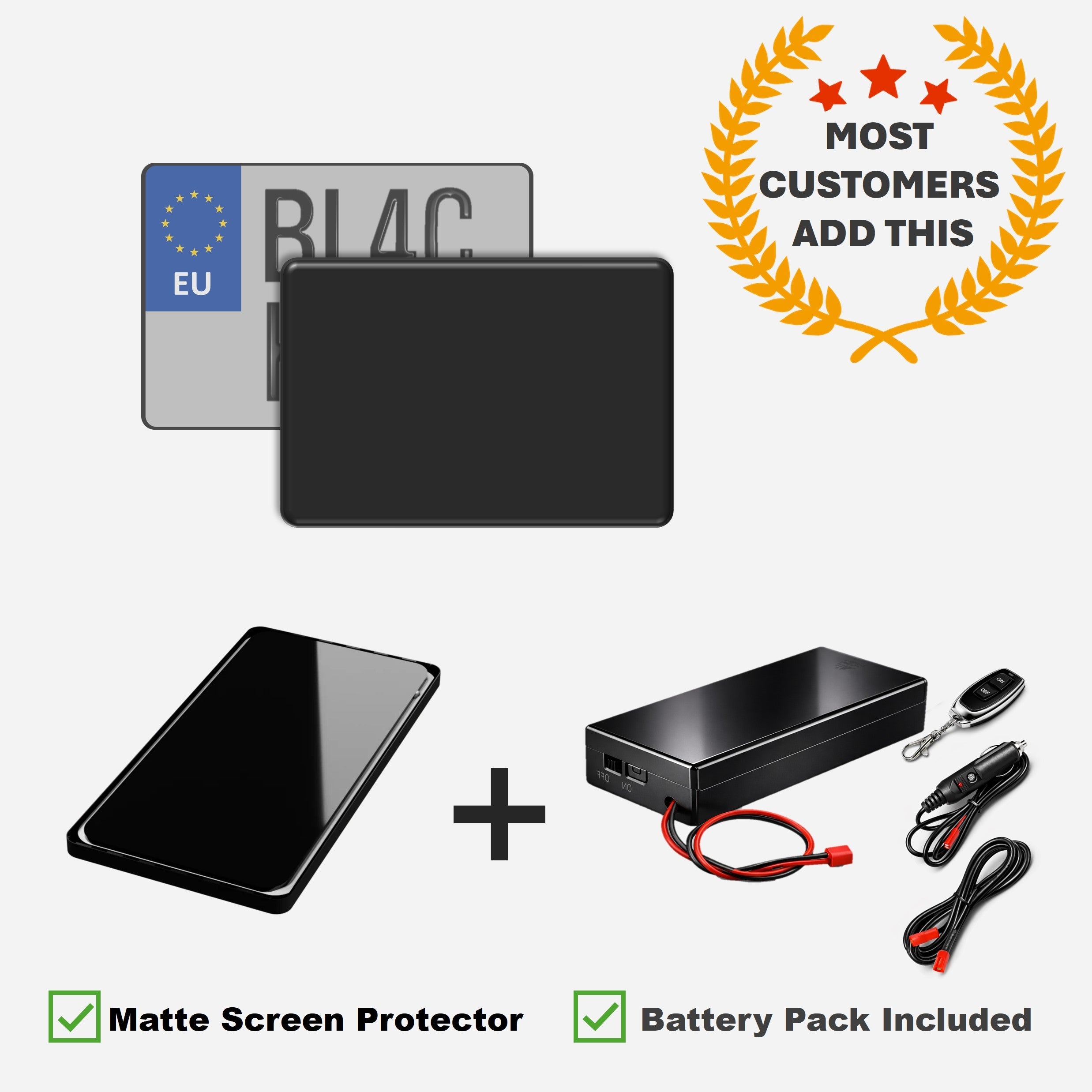 Blackout Plate Essential Bundle - EU Bike Uni