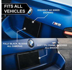 Blackout License Plate Cover for Cars