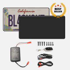 Blackout License Plate Cover for Cars
