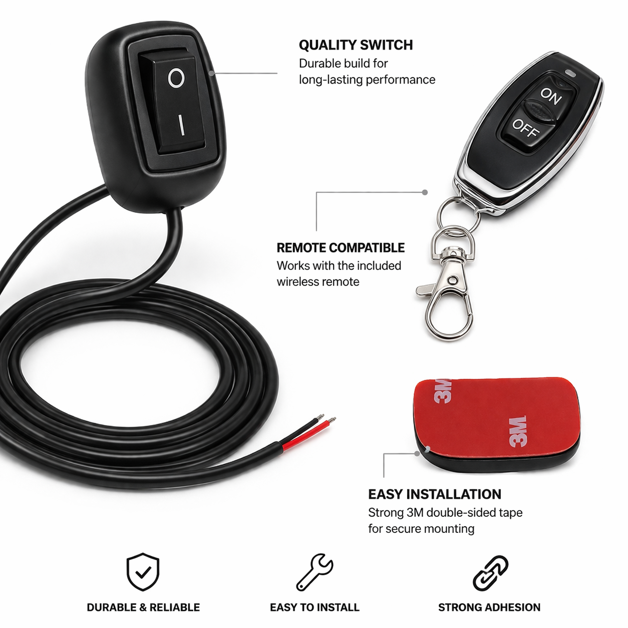 Car Switch - EASY ACCESS & INSTANT RESPONSE