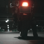 european blackout plate on motorcycle